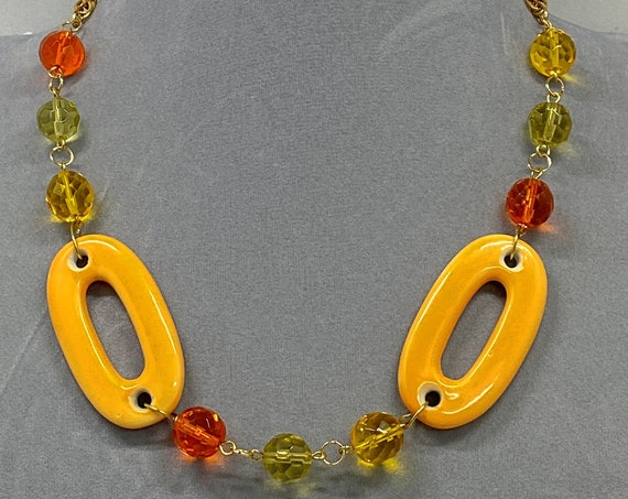 20" porcelain link necklace