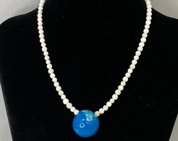 17" mother of pearl necklace