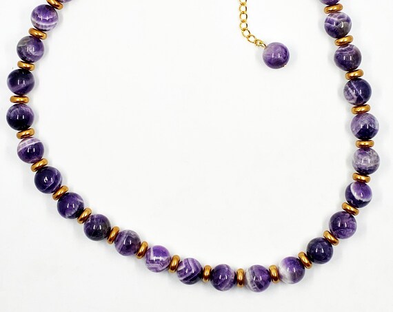20" amethyst necklace