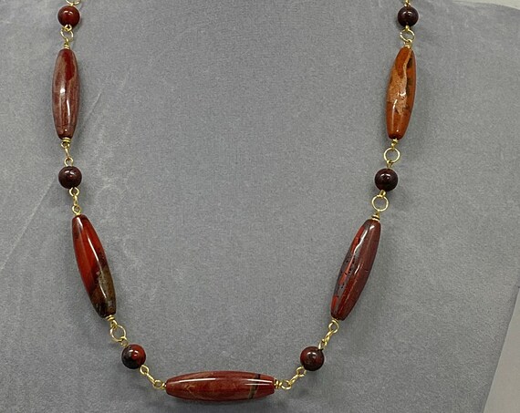 23" jasper necklace