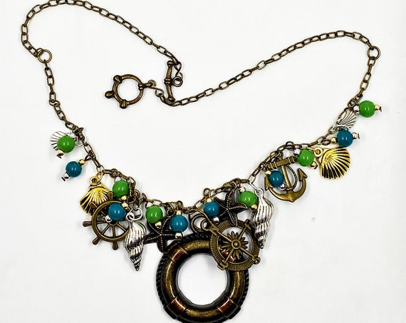19" Nautical theme necklace