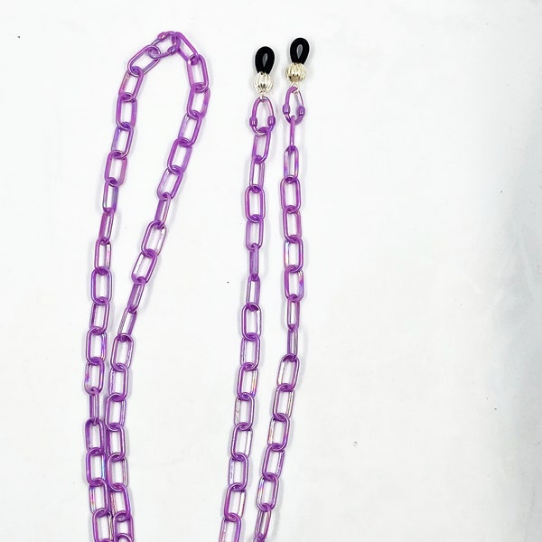 35" shimmer eyeglass chain