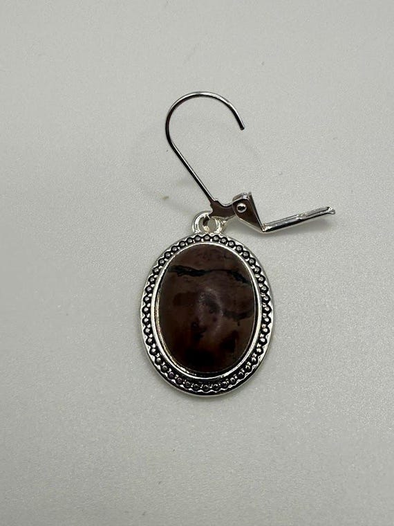 Crazy Horse stone earrings