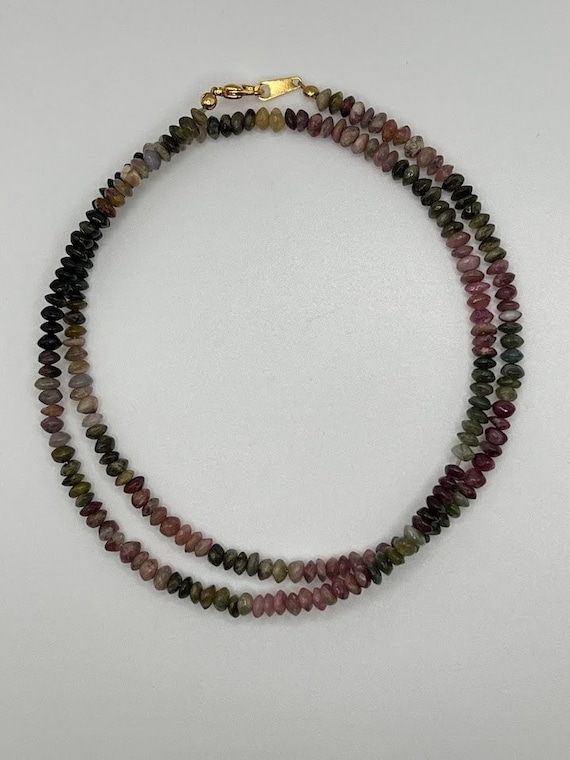 23" tourmaline necklace