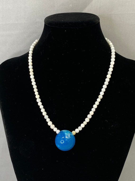 17" mother of pearl necklace