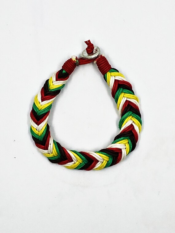 7" braided cord bracelet