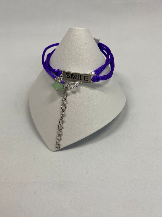 15" wrap SMILE bracelet