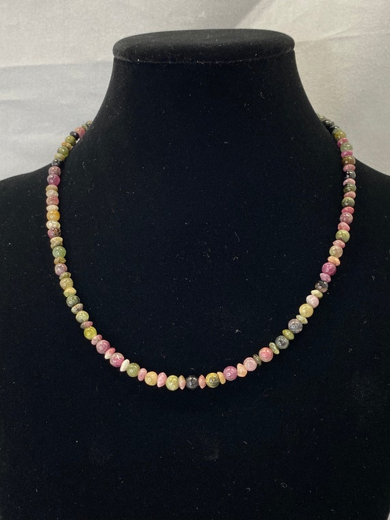 17" tourmaline necklace