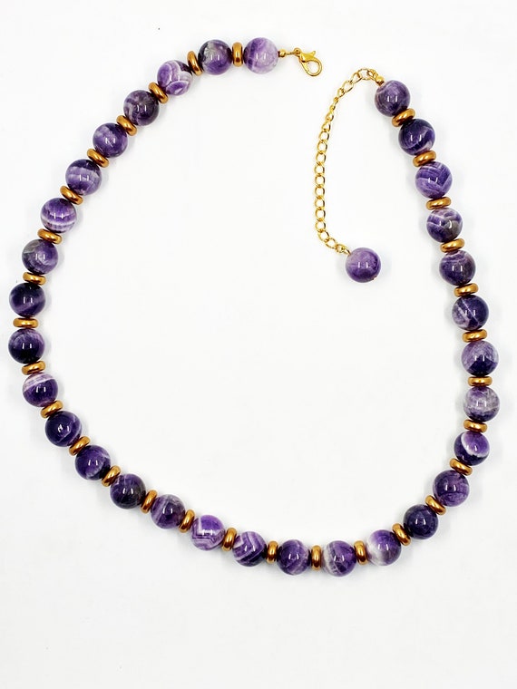 20" amethyst necklace