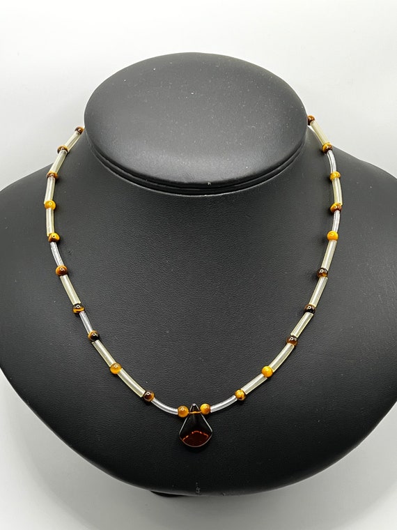 17.5" tigereye necklace