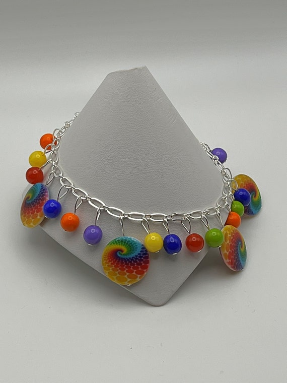 9" rainbow bracelet