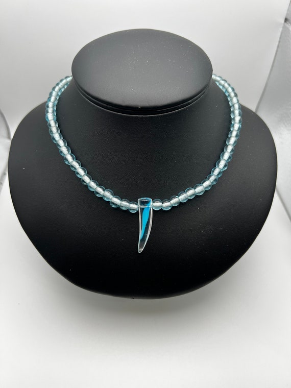 16.5" aqua necklace