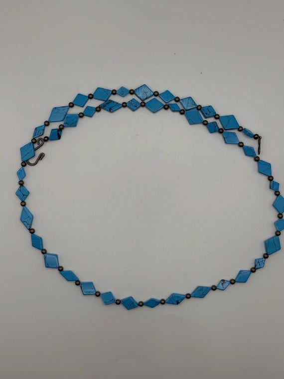 23" turquoise necklace