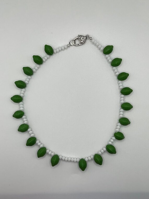 15.5" lime or lemon necklace