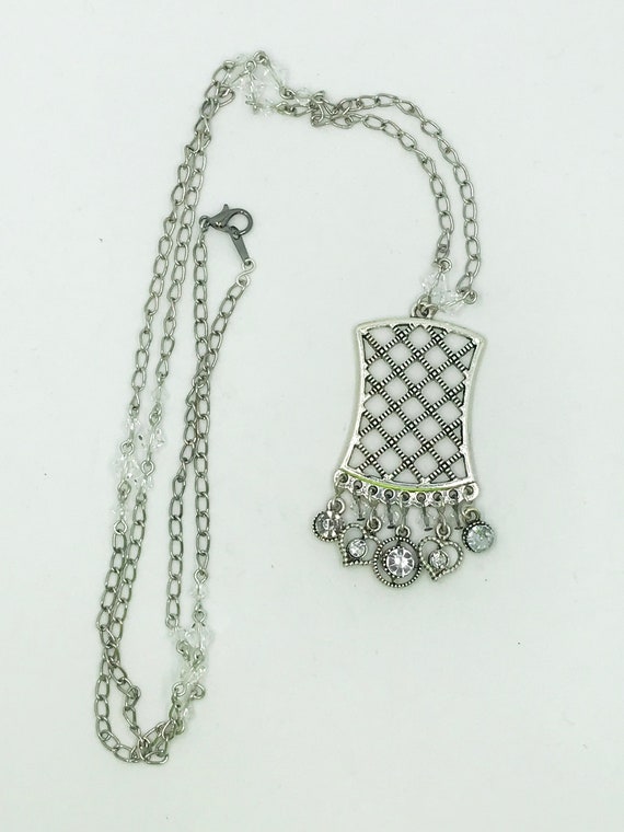 33" Swarovski crystal pendant necklace