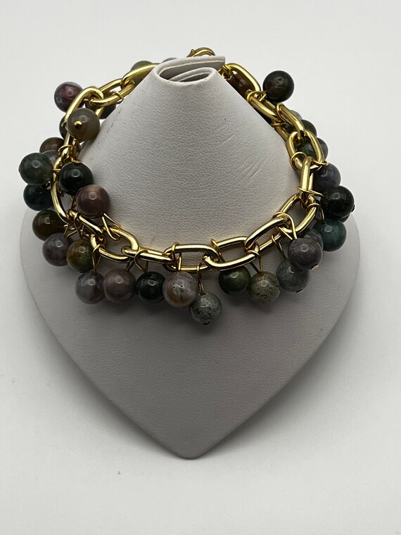 8" fancy jasper bracelet