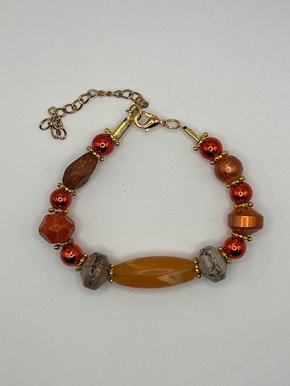 7.5" oranges bracelet