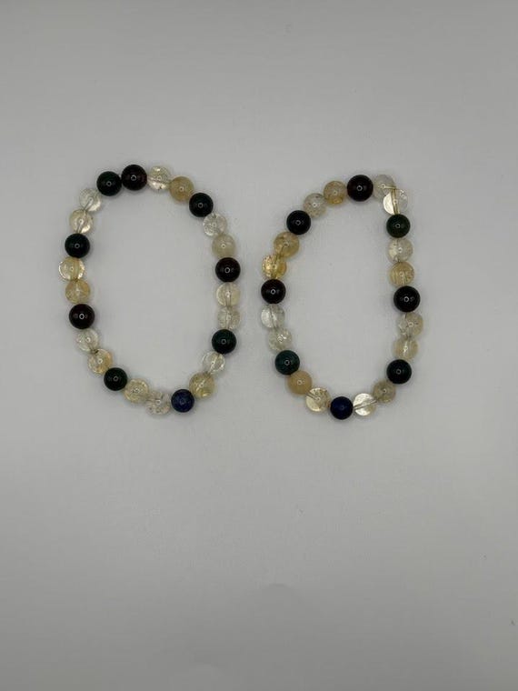 8" stretch gemstone bracelet