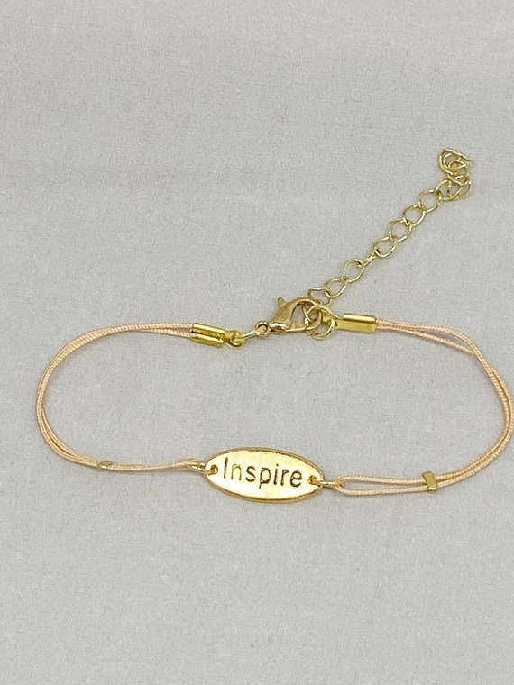 7.5" Inspire charm bracelet