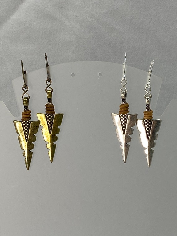 Arrowhead earrings