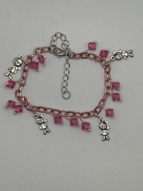 7" girl charm bracelet
