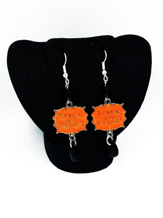 Trick Or Treat charm earrings
