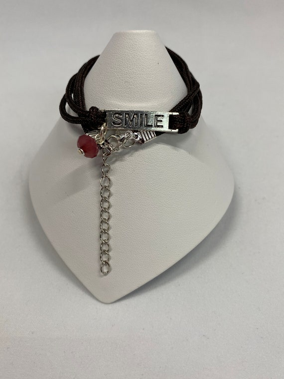 13" wrap SMILE bracelet