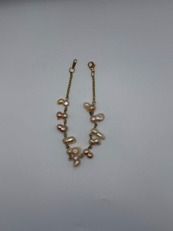 8" baroque pearl bracelet