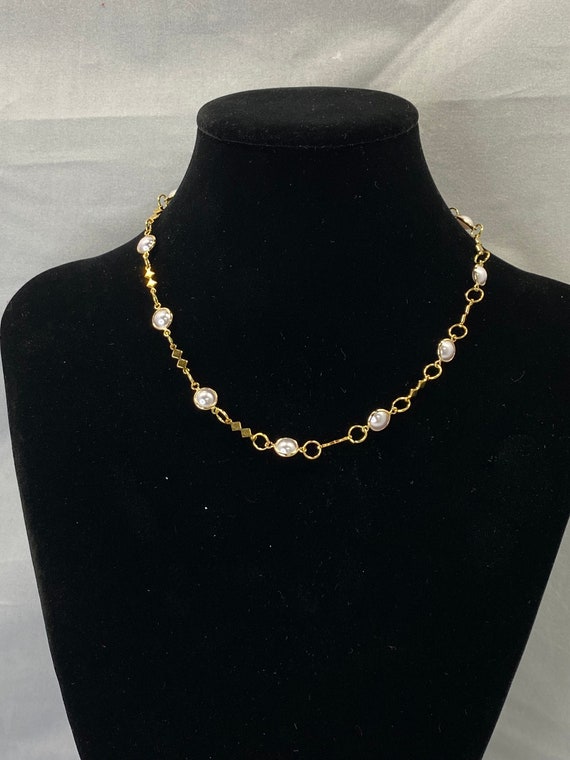 16" pearl choker