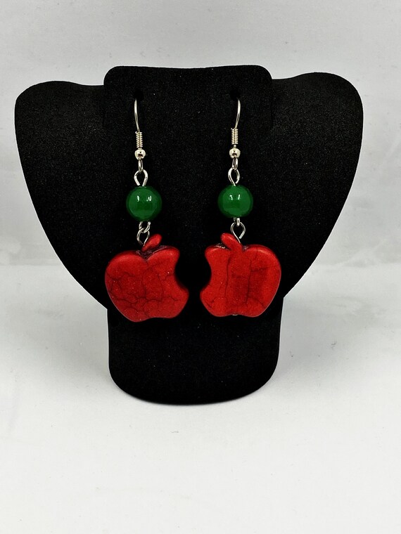 Apple earrings