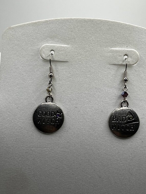 GOOD/BAD WITCH drop  earrings