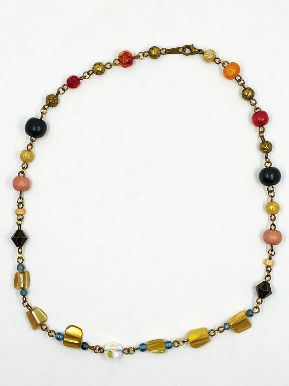 16.5" vintage beads choker