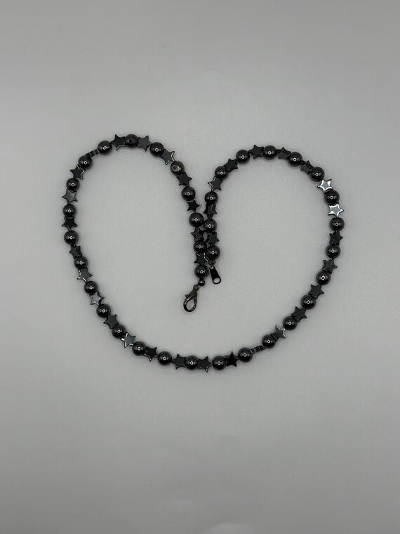 17" hemalyke stars and rounds necklace