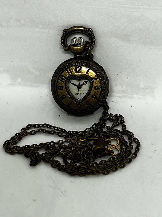 Mini pocketwatch pendant