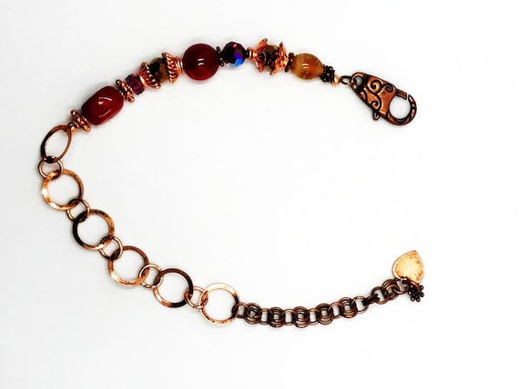 5" - 11" adjustable copper bracelet
