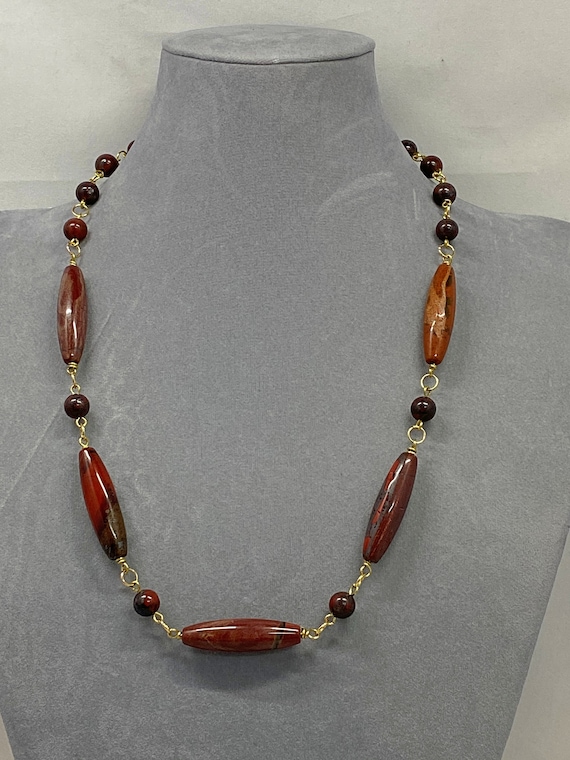 23" jasper necklace