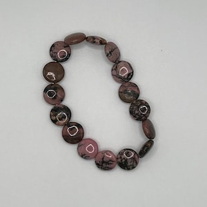 7&quot; rhodochrosite bracelet