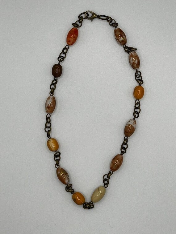 15" or 16" oval bead choker