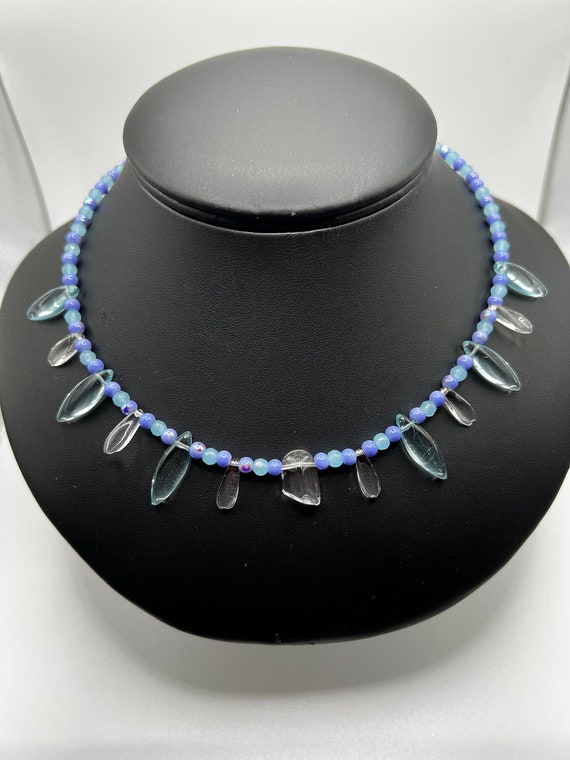 17" blues necklace