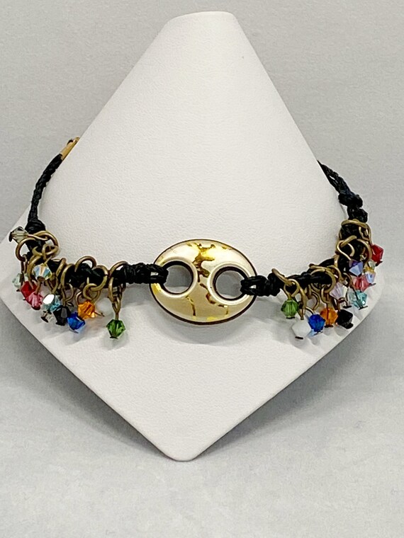 8" multicolor bead bracelet