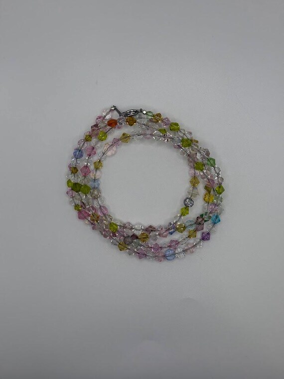 40" glass bead necklace