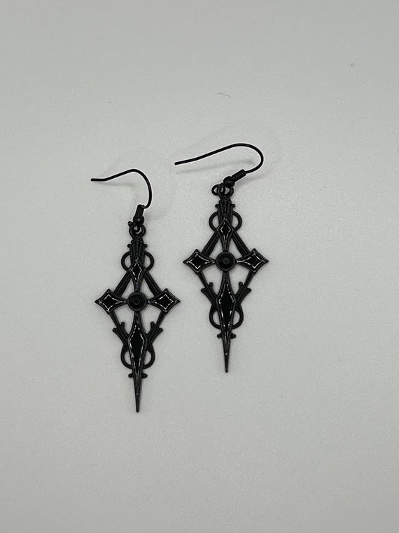 Gothic cross earrings (3 options)
