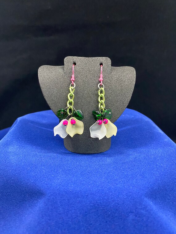 Floral earrings