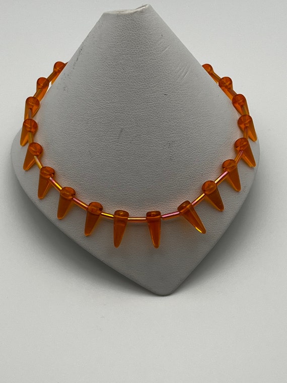 10" orange cone bracelet