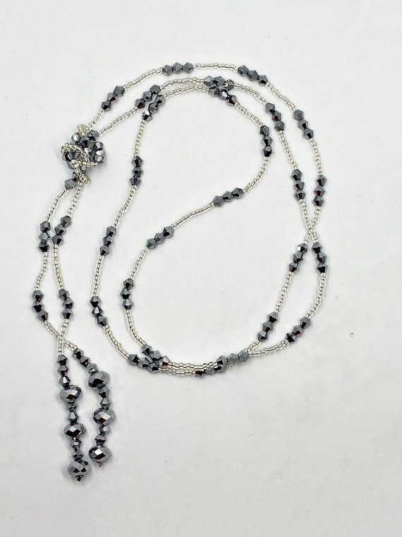 40" Laredo style silver necklace