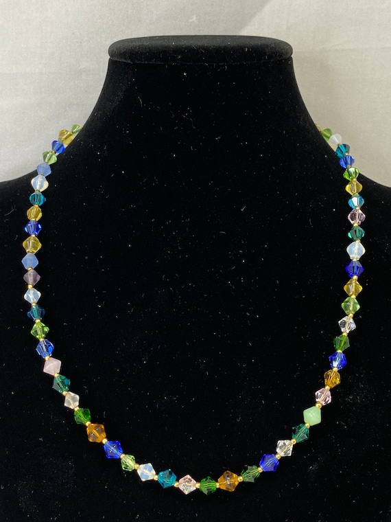 20" Swarovski crystal Dump Cup necklace