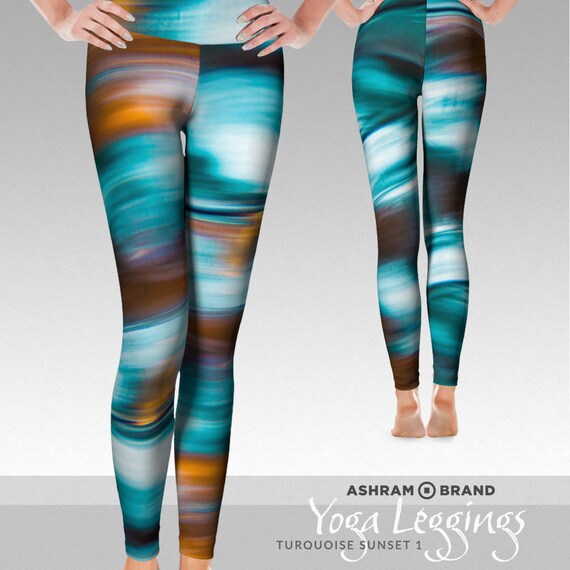turquoise workout leggings