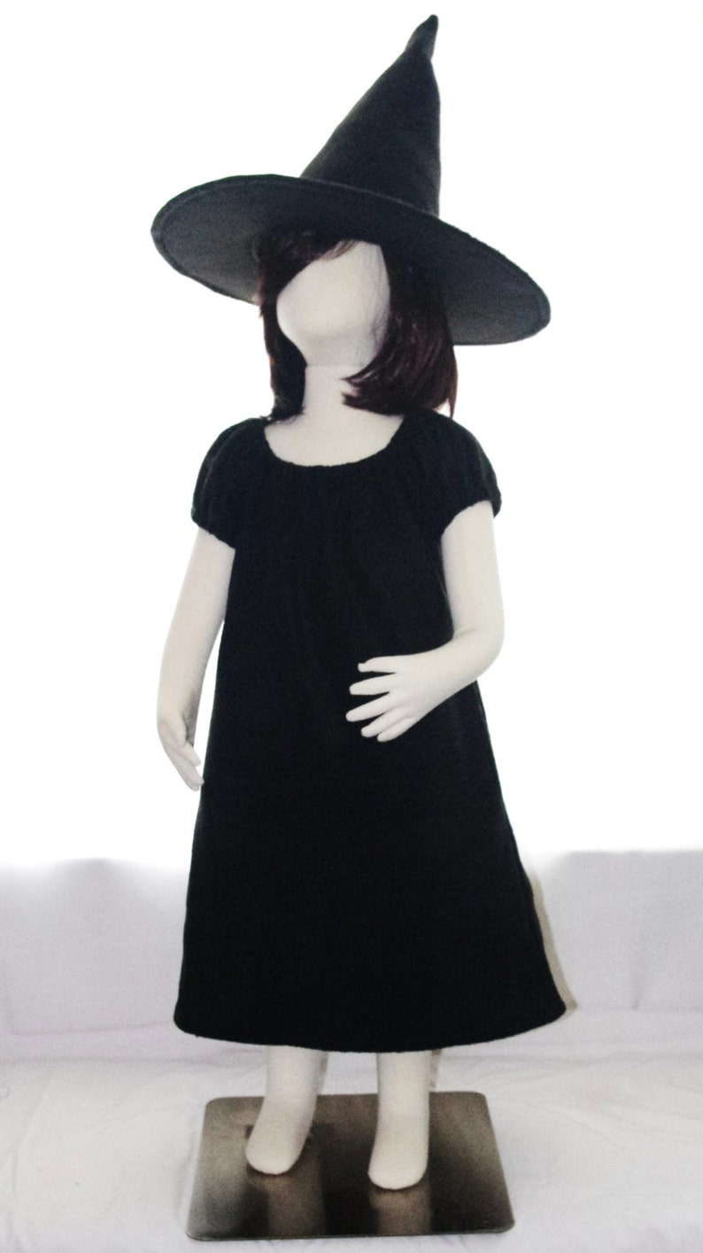 Girls Black Witch Halloween Costume Sizes 24M/2T 3T/4T 5/6 7/8 Etsy