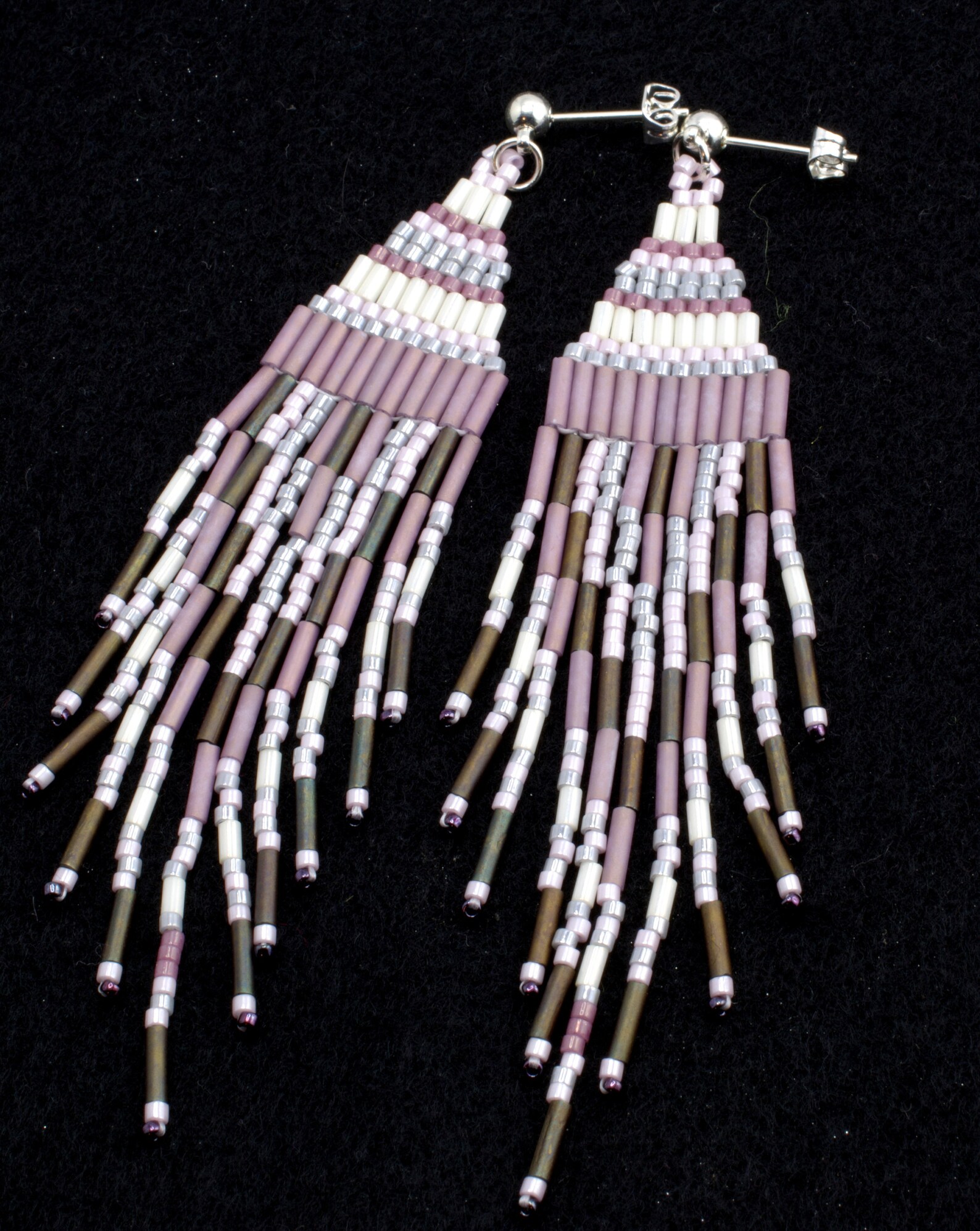 Long Dangle Earrings Tassel Earrings Boho Style Earrings Etsy