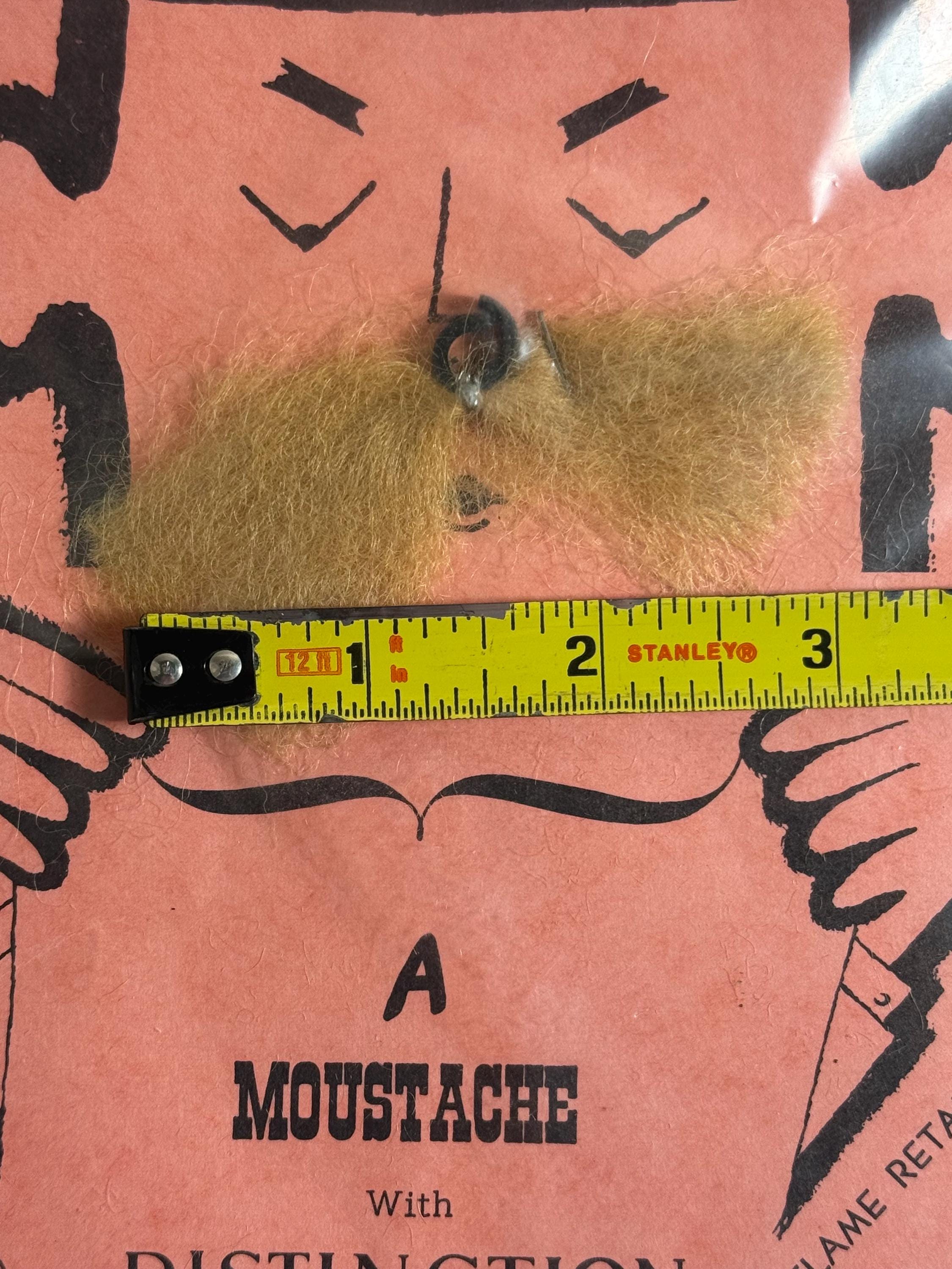 Vintage Fake Moustache | 1970s-80s Costume Disguise | Made in USA - Etsy
